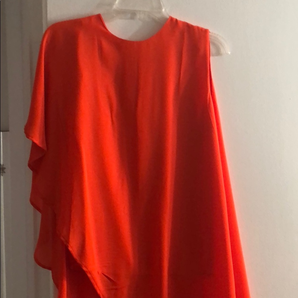 Orange Ladies top size Med